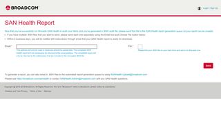 
                            9. Generate Your SAN Health Report Now - Broadcom