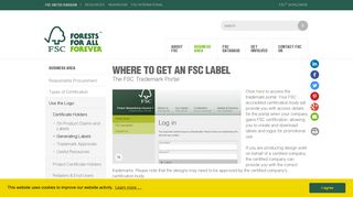 
                            8. Generating Labels - Forest Stewardship Council (FSC)