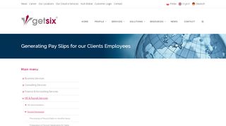 
                            5. Generating Pay Slips for our Clients Employees - getsix