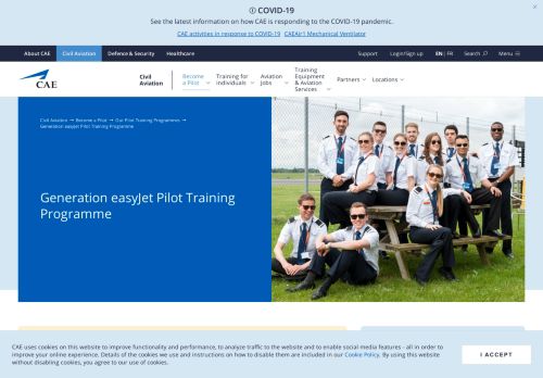 
                            8. Generation easyJet Pilot Training Programme | CAE