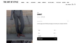 
                            9. Generation Love EMMIT Cashmere Joggers | The Art of Style - THE ...