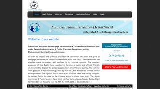 
                            8. Genereal Adminstration : Government Of Odisha