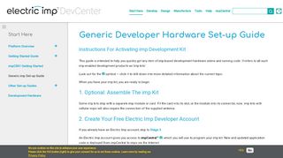 
                            13. Generic Developer Hardware Set-up Guide - Electric Imp Dev Center