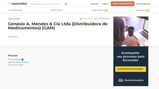 
                            13. Genésio A. Mendes & Cia Ltda (Distribuidora de ... - Escavador