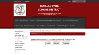 
                            7. Genesis Access - Roselle Park School District