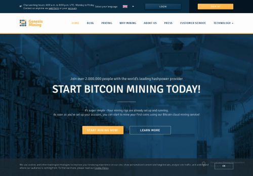 
                            10. Genesis Mining: Largest Cloud Bitcoin Mining Company