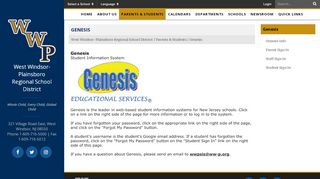 
                            10. Genesis - West Windsor-Plainsboro Regional School District
