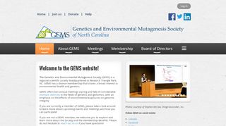 
                            8. Genetics and Environmental Mutagenesis Society - Home
