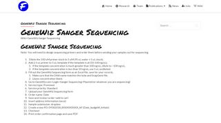 
                            8. GeneWiz Sanger Sequencing – FriedLab