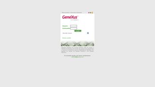 
                            5. GeneXus Extranet: Login