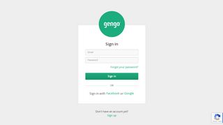 
                            8. Gengo: Login / Sign up