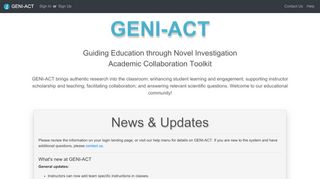 
                            13. GENI-ACT