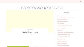 
                            6. Genial Card Login – casenewspaper.space