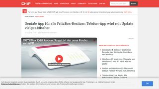 
                            9. Geniale App für alle FritzBox-Besitzer: Telefon-App wird mit Update ...