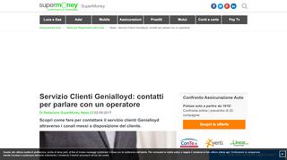 
                            9. Genialloyd: Contatti, Numero Verde e assistenza clienti