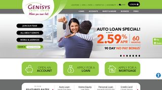 
                            1. Genisys® Credit Union: Credit Union, Loans, Insurance & Investments