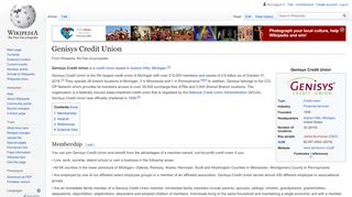 
                            7. Genisys Credit Union - Wikipedia