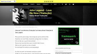
                            9. Genius Brasil Traduções – John Legend - Love Me Now (Tradução ...