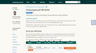 
                            13. Gennemgang af CBB Mobil - priser, produkt og kundernes mening