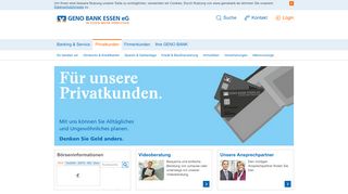 
                            12. GENO BANK - IN ESSEN MEHR ERREICHEN - Privatkunden