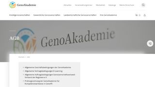 
                            8. GenoAkademie - AGB