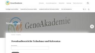 
                            2. GenoAkademie - Downloads