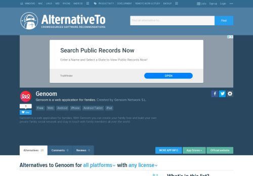 
                            7. Genoom Alternatives and Similar Websites and Apps - AlternativeTo.net