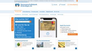 
                            7. Genossenschaftsbank Unterallgäu eG: Privatkunden