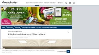 
                            11. Genossenschaftsbanken: PSD-Bank eröffnet neue Filiale in Bonn ...