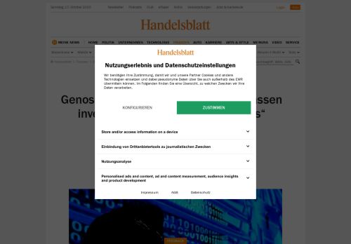 
                            8. Genossenschaftsbanken und Sparkassen investieren in „Yes“