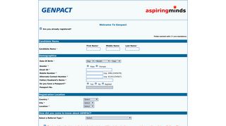 
                            1. Genpact User Registration Form
