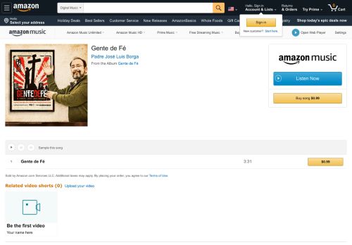 
                            13. Gente de Fé by Padre José Luis Borga on Amazon Music - Amazon.com