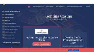 
                            12. Genting Casino Promo Code | 200% up to £400 | EXCLUSIVE!