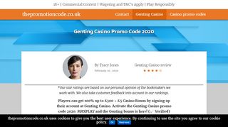
                            13. Genting Casino Promotion Code January 2019 | 200% up to £400