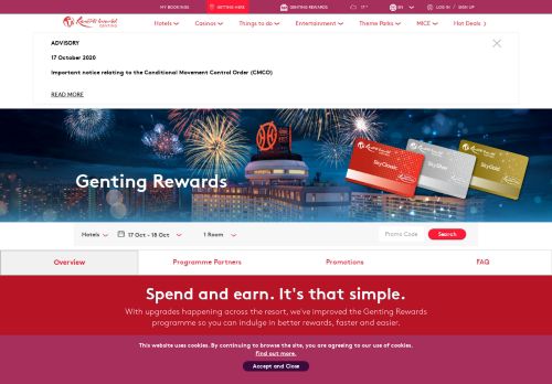 
                            5. Genting Rewards - Overview - Resorts World Genting