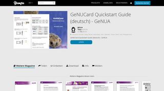 
                            11. GeNUCard Quickstart Guide (deutsch) - GeNUA - Yumpu