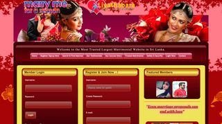 
                            5. Genuine Marriage Proposal Website - Sri Lanka Matrimony