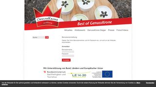 
                            12. Genusskrone: Login