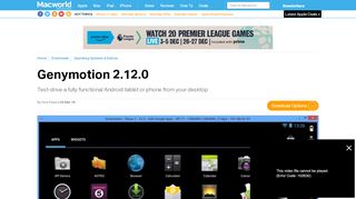 
                            11. Genymotion 2.12.0 - Operating Systems & Distros - ...