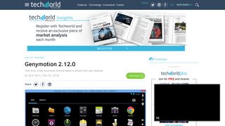
                            9. Genymotion 2.12.0 | Software Downloads | Techworld