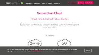 
                            4. Genymotion Cloud pricing