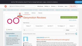 
                            7. Genymotion Reviews 2019 | G2 Crowd