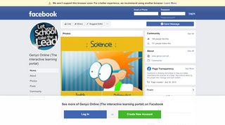 
                            4. Genyo Online (The interactive learning portal) - Home | Facebook