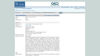 
                            12. GEO Accession viewer - NCBI - NIH