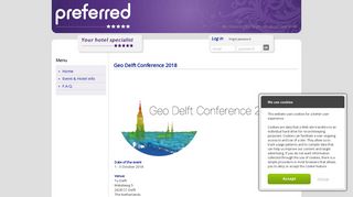 
                            8. Geo Delft Conference 2018 - Preferred Hotel Reservations