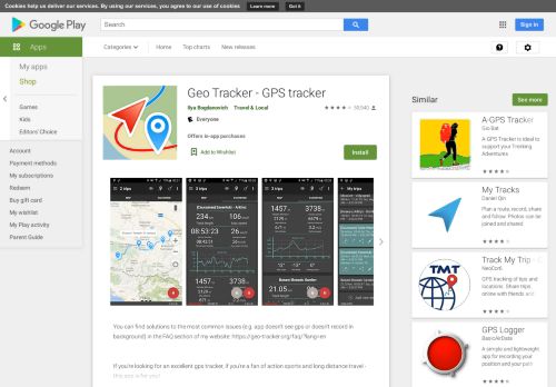 
                            6. Geo Tracker - GPS tracker - Apps on Google Play