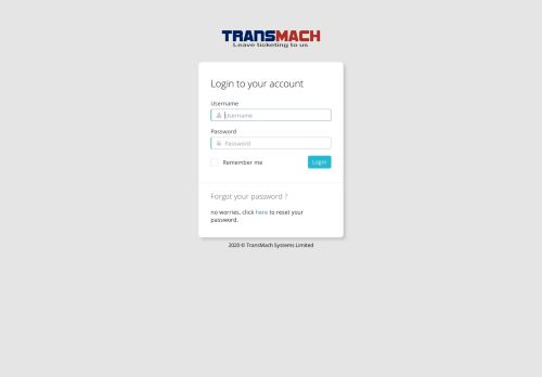 
                            12. Geo Tracking - TransMach System Ltd.