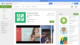 
                            8. Geocaching® – Apps bei Google Play