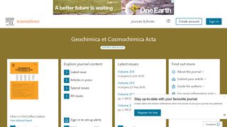 
                            2. Geochimica et Cosmochimica Acta | ScienceDirect.com