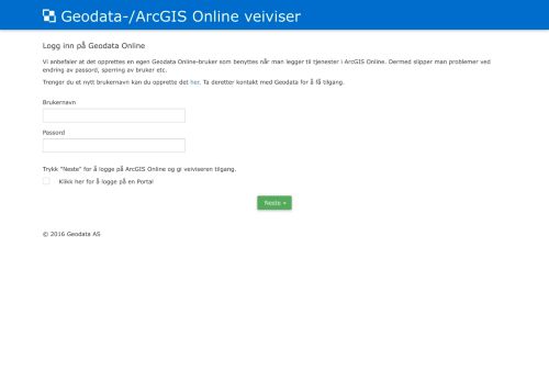 
                            10. Geodata-/ArcGIS Online veiviser